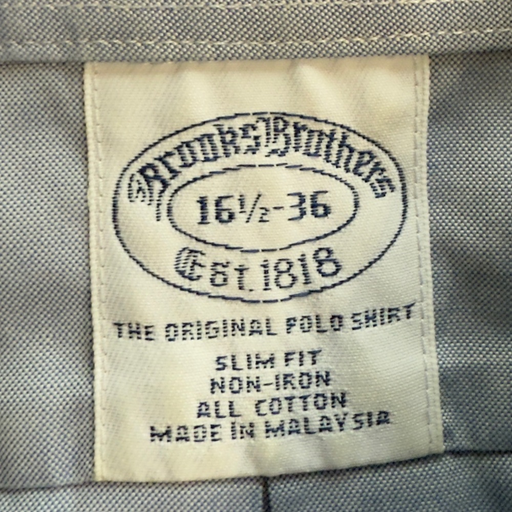 Brook’s Brothers Polo Dress Button Down Shirt - Picture 4 of 8
